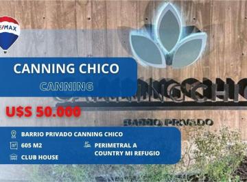 Terreno · 605m² · Lote en Venta Barrio Privado Canning Chico