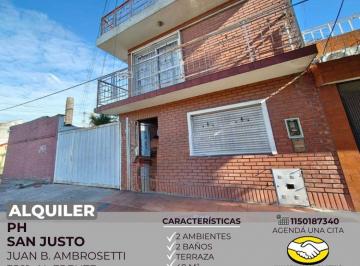 RUS-RUS-11162_2 · Alquiler PH 2 Ambientes en San Justo
