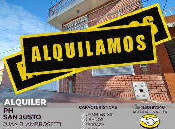 RUS-RUS-11162_2 · Alquiler PH 2 Ambientes en San Justo