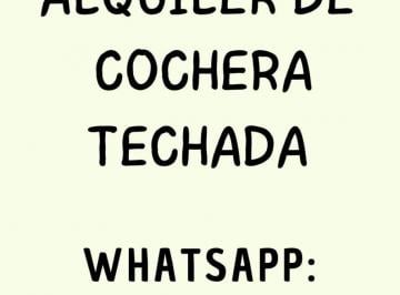 Garage , Godoy Cruz · Cochera Techadas en Salta Casi Edesio Correa