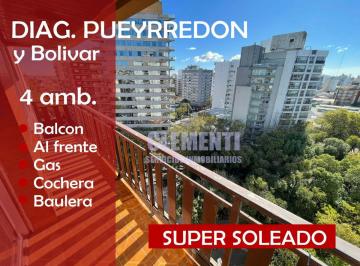 Departamento de 4 ambientes, Mar del Plata · Super Soleado - Vista Panoramica - Cochera y Baulera