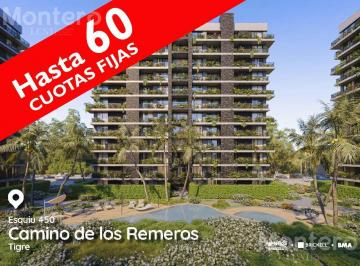 Departamento · 47m² · 2 Ambientes · 1 Cochera · Remeros Brickell 2 Amb. Balcón con Parrilla del 1° Al 7° "F o C" - Hasta 60 Cuotas Fijas en Dólares