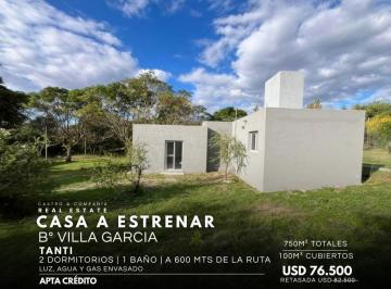 Casa · 100m² · 3 Ambientes · 1 Cochera · Venta Casa de 2 Dorm. a Estrenar en Barrio Villa García - Tanti