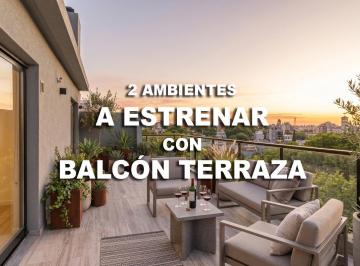 Departamento · 48m² · 2 Ambientes · 1 Cochera · Departamento en Venta 2 Ambientes con Balcón Terraza a Estrenar en Villa Ortúzar