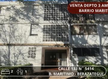 Departamento de 3 ambientes, Berazategui · Venta Departamento 3 Ambientes Barrio Maritimo - Berazategui