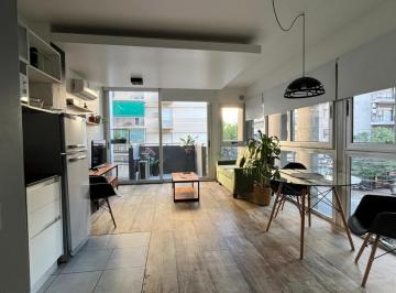 Living comedor · Alquiler Temporal de Departamento de 2 Ambientes en Villa Crespo