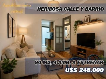 PH · 82m² · 4 Ambientes · PH Todo a Nuevo, 4 Amb, 90 m², Palermo Concepción