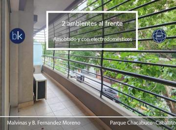Foto · 2 Ambientes con Balcón Corrido - Parrilla - Sum - Amoblado y con Electrodomesticos