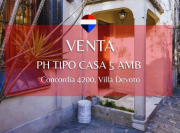 PH · 142m² · 5 Ambientes · PH Tipo Casa 5 Ambientes Venta Villa Devoto