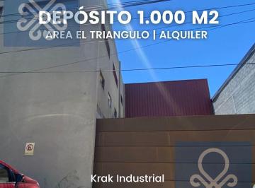 Depósito · 1000m² · Depósito en Alquiler en El Area de Promoción El Triángulo de 1.000 m²