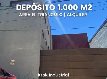 Depósito · 1000m² · Depósito en Alquiler en El Area de Promoción El Triángulo de 1.000 m²