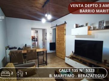 Departamento de 4 ambientes, Berazategui · Venta Departamento 3 Ambientes Barrio Maritimo - Berazategui