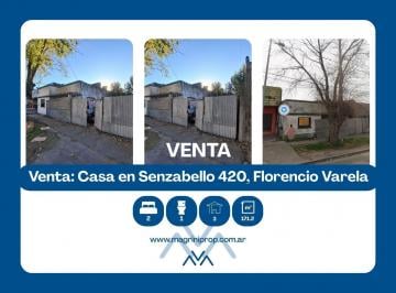 Casa · 171m² · Casa 2 Habitaciones en Bombero Voluntario Vicente Senzabello Al 400, Florencio Varela, Buenos Aires