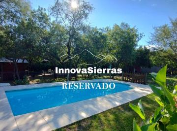 Casa · 38m² · 1 Ambiente · 1 Cochera · Venta Departamento con Pileta en La Población | Traslasierra | Escritura y Servicios