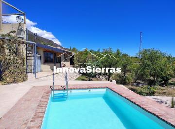 Casa · 114m² · 4 Ambientes · 1 Cochera · Casa con Piscina en Venta en Los Hornillos | Impresionante Vista a Las Sierras | Escritura
