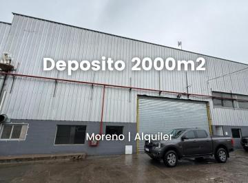 Depósito · 1982m² · Deposito 2000 m² con Oficinas en Alquiler en Parque Industrial La Reja Moreno