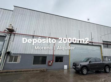 Depósito · 1982m² · Depósito en Alquiler en Parque Industrial La Reja Moreno con Oficinas