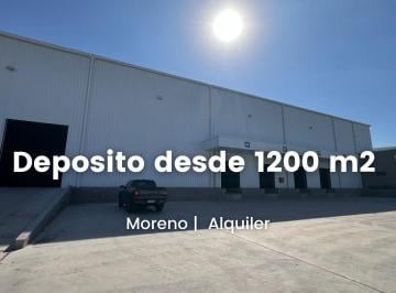 Depósito · 1200m² · 4 Cocheras · Alquiler Nave Industrial en Polo Reconquista 1200 m² Acc. Oeste y Au del Buen Ayre