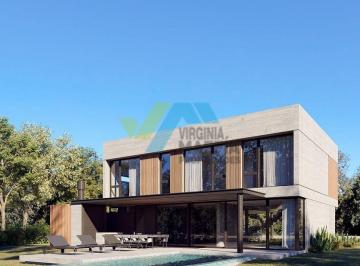 Casa · 300m² · 5 Ambientes · 1 Cochera · Casa en Dos Plantas con Hormigon Visto a La Laguna en Riberas Puertos del Lago