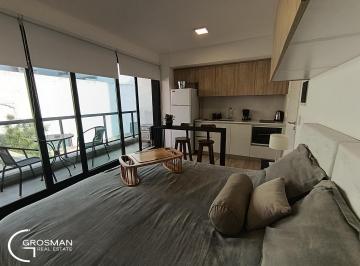 Departamento · 22m² · 1 Ambiente · Alquiler Temporario - Las Cañitas Palermo - Amueblado - Departamento Monoambiente - Pileta, Gym