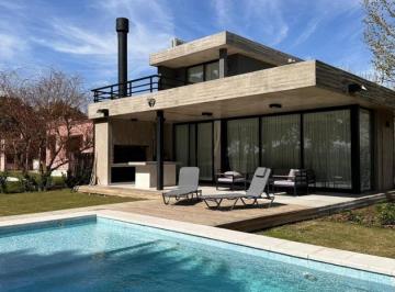 Casa · 180m² · 4 Ambientes · 3 Cocheras · Espectacular Casa en La Reserva Pilar, Alquiler con Muebles