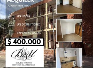 Departamento de 1 ambiente, Córdoba · Departamento en Alquiler – Azpeitia 1585