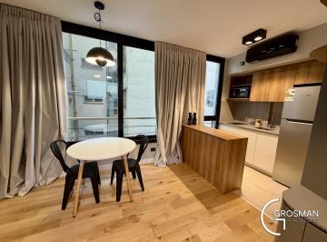 Departamento · 27m² · 1 Ambiente · Alquiler Temporario Departamento Monoambiente Premium en Palermo, Las Cañitas!