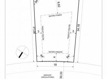 Terreno · 655m² · Terreno en Venta en El Barrio Cerrado Village Plaza