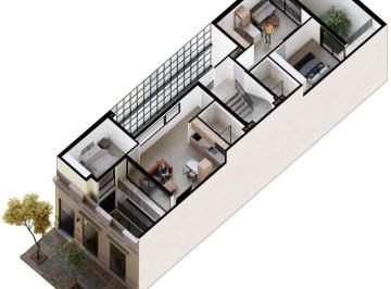 Departamento · 34m² · 1 Ambiente · Venta Monoambiente Nuevo Isla de Flores y Frugoni