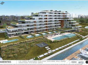 Departamento · 110m² · 3 Ambientes · 1 Cochera · Departamento en Venta en Acqua Marinas, Nordelta, Tigre