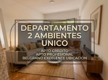 Departamento · 45m² · 2 Ambientes · Departamento Apto Profesional Excelente Ubicacion