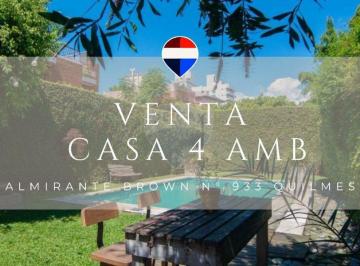 Casa · 200m² · 4 Ambientes · 1 Cochera · Venta Casa 4 Amb Cochera Jardin Piscina Quilmes