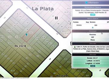 Terreno · 668m² · Lote con Construccion a Demoler.