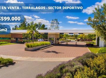Terreno · 829m² · Lote en Venta Terralagos Canning Sector Deportes