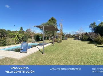 Casa · 96m² · 3 Ambientes · 1 Cochera · Casa Quinta en Venta La Ribera - V. Constitución