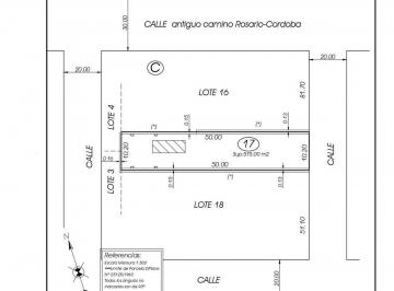 Terreno · 510m² · Terreno de 510 m² en Venta - Funes