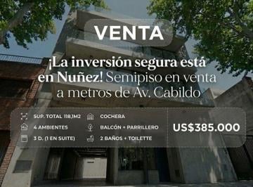 Departamento · 101m² · 4 Ambientes · 1 Cochera · High Park Nuñez | 4 Ambientes C/cochera