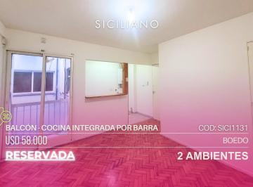 Departamento · 34m² · 2 Ambientes · Departamento en Boedo