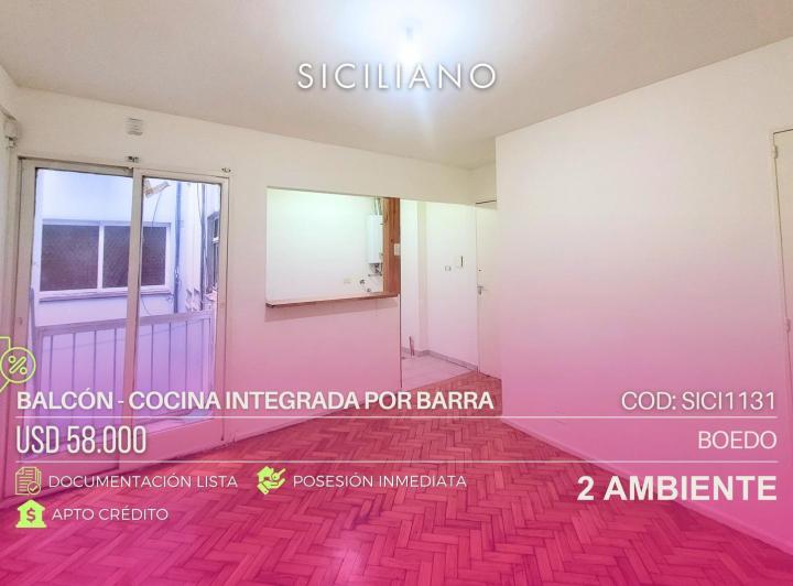 Departamento · 34m² · 2 Ambientes