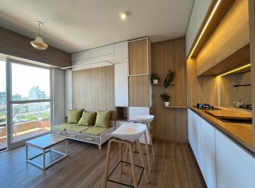 Departamento · 20m² · 1 Ambiente · Venta: Monoambiente Amoblado y Reciclado en Piso 8 con Balcón y Vista Despejada en Barrio Lourdes