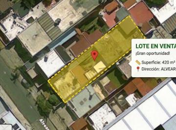 Terreno · 420m² · Terreno en Venta Lomas del Mirador Gran Galpón