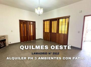 PH · 94m² · 3 Ambientes · Alquiler PH 3 Ambientes con Patio Quilmes Oeste