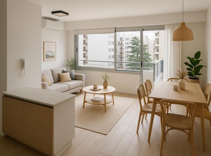 Departamento · 38m² · 2 Ambientes · 1 Cochera