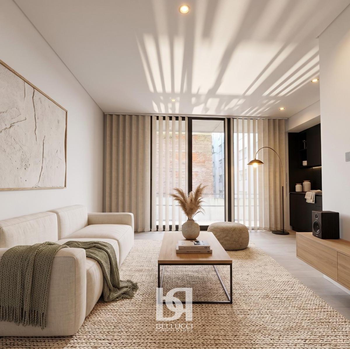 Depto 2 amb, 52m² con cochera — Centro