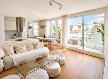 Departamento · 60m² · 2 Ambientes · Departamento en Alquiler Dos Ambientes en Palermo Chico con Balcon Full Amenities Amoblado