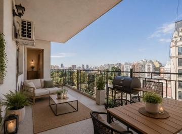 Departamento · 126m² · 4 Ambientes · Departamento Cuatro Ambientes con Balcón. Vista Abierta a Parque Rivadavia, Caballito. Baulera.