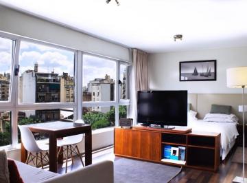 Departamento · 33m² · 1 Ambiente · Departamento Monoambiente en Alquiler San Telmo Quartier - Piletas Spa Gym Parrilla