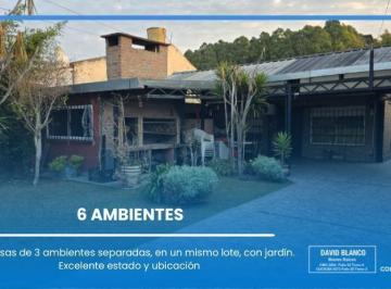 Casa · 155m² · 6 Ambientes · 3 Cocheras · Casa en Lomas de Zamora, Multifamiliar, 2 Casas, Jardin, Quincho, Fondo, Alquiler