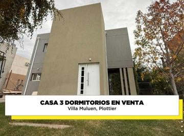 Casa · 170m² · 4 Ambientes · Casa 3 Dorm en Venta Finca Villa Muluen Plottier