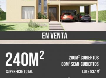 Casa · 200m² · 5 Ambientes · 2 Cocheras · Proyecto en Venta Casa Financiada – Terralagos